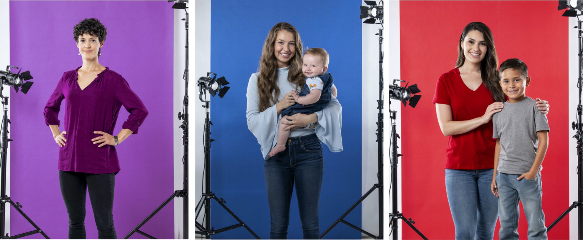 Color backdrop people 2