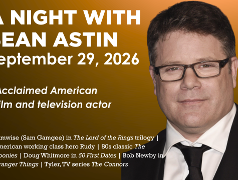 A Night with Sean Astin website graphic